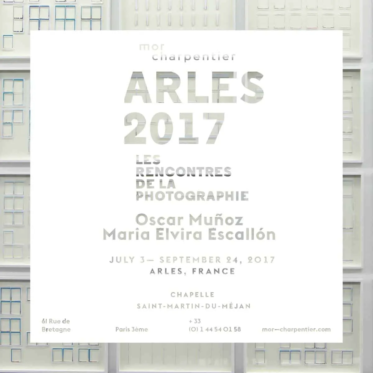 La vuelta — Vista de la exposición en Les Rencontres de la Photographie d'Arles, 2017