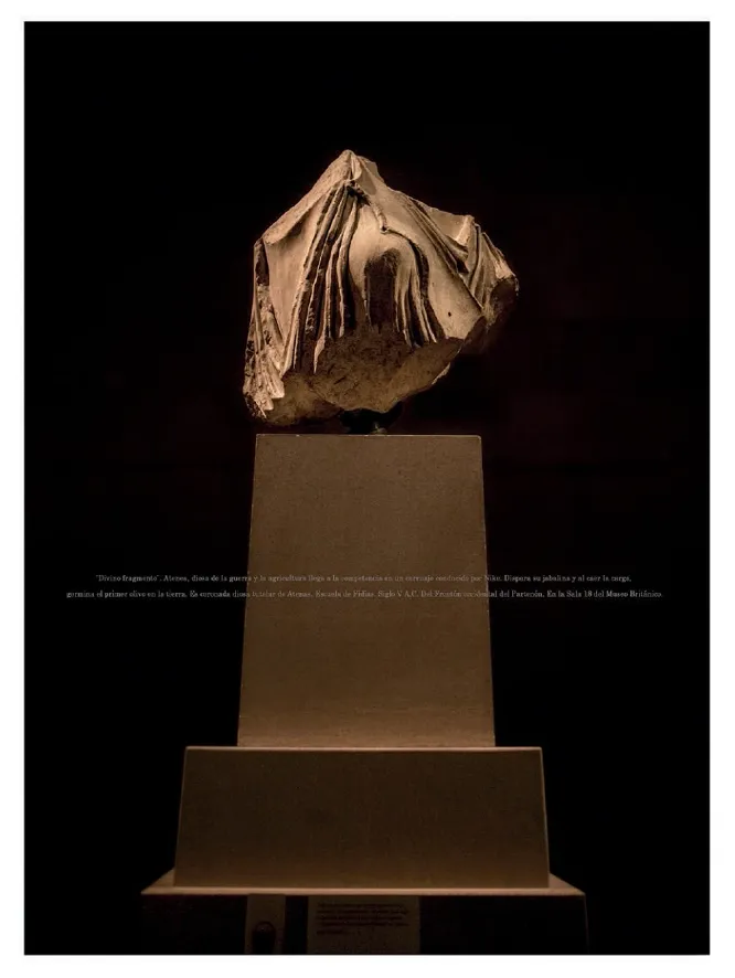 Divino Fragmento — Detail of Greek sculptural fragment