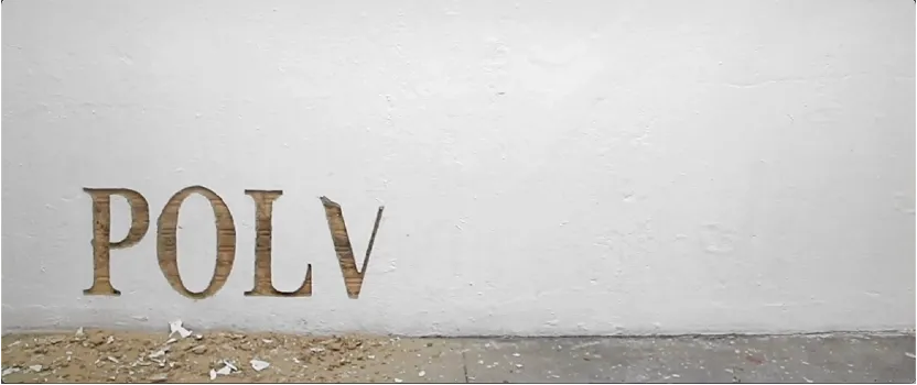 Polvo eres — Carving debris on the floor